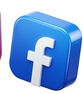 Facebook 3D Icon