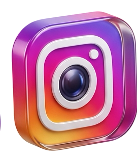 Instagram 3D Icon