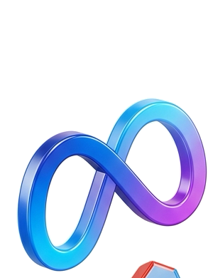 Meta Ads 3D Icon